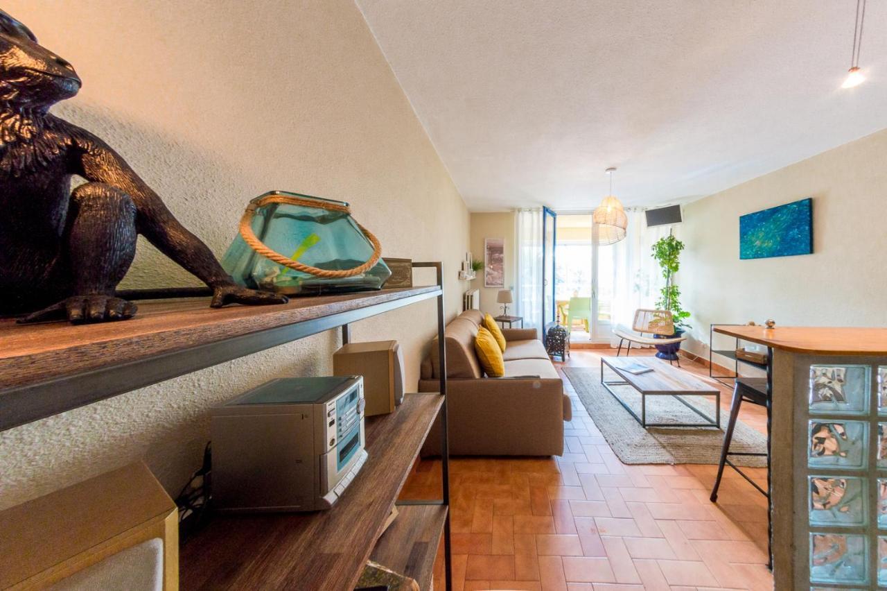 Retromirabeau "Cote Mer" - 29M2 - Lumineux - Terrasse Loggia - Vue Marina - Parking Securise - 2 A 3 Pers - Emplacement Top - Cheques Vacances Connect กรุยซ็อง ภายนอก รูปภาพ